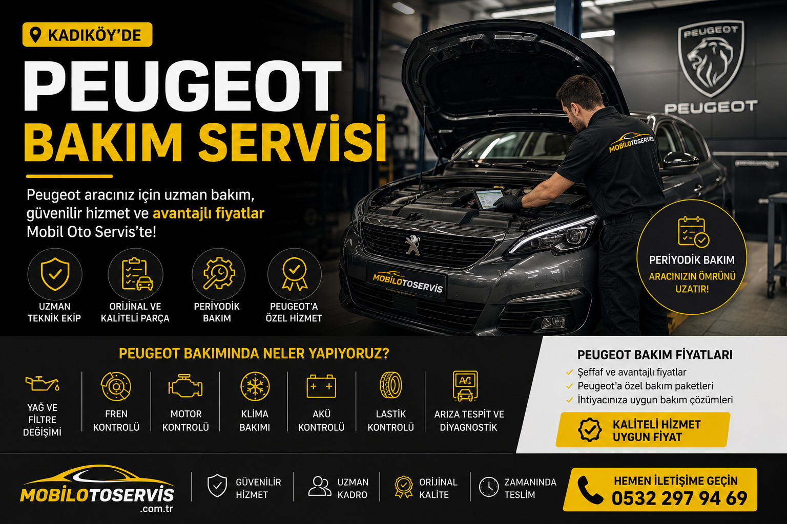 Kadıköy peugeot bakım servisi